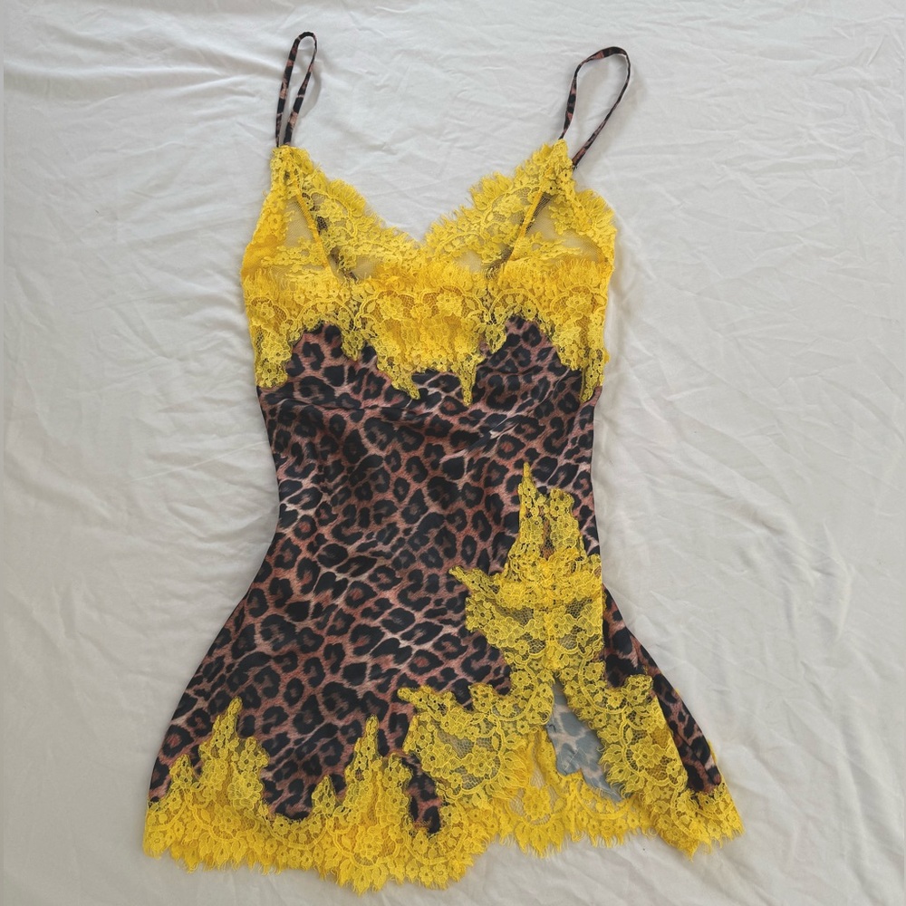 IAMGIA cheetah slip mini dress